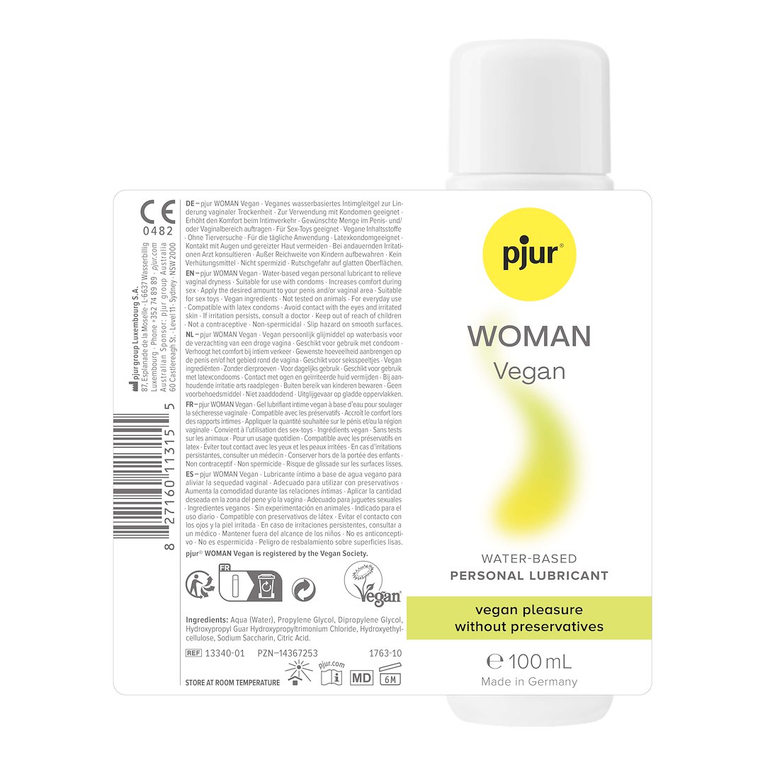 Lubrykant na bazie wody Woman Vegan 100ml Pjur — zdjęcie 2
