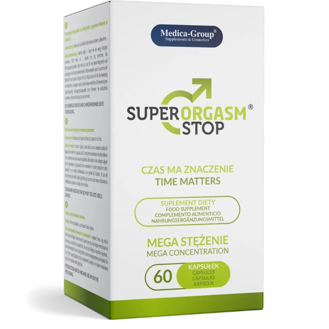 Medica - Kapsu³ki na opónienie wytrysku Super Orgasm Stop 60szt. — zdjęcie 2