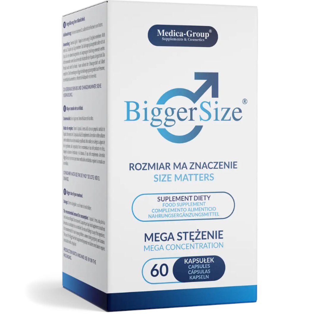 Medica - Kapsu³ki na powiêkszenie penisa Bigger Size 60szt. — zdjęcie 2