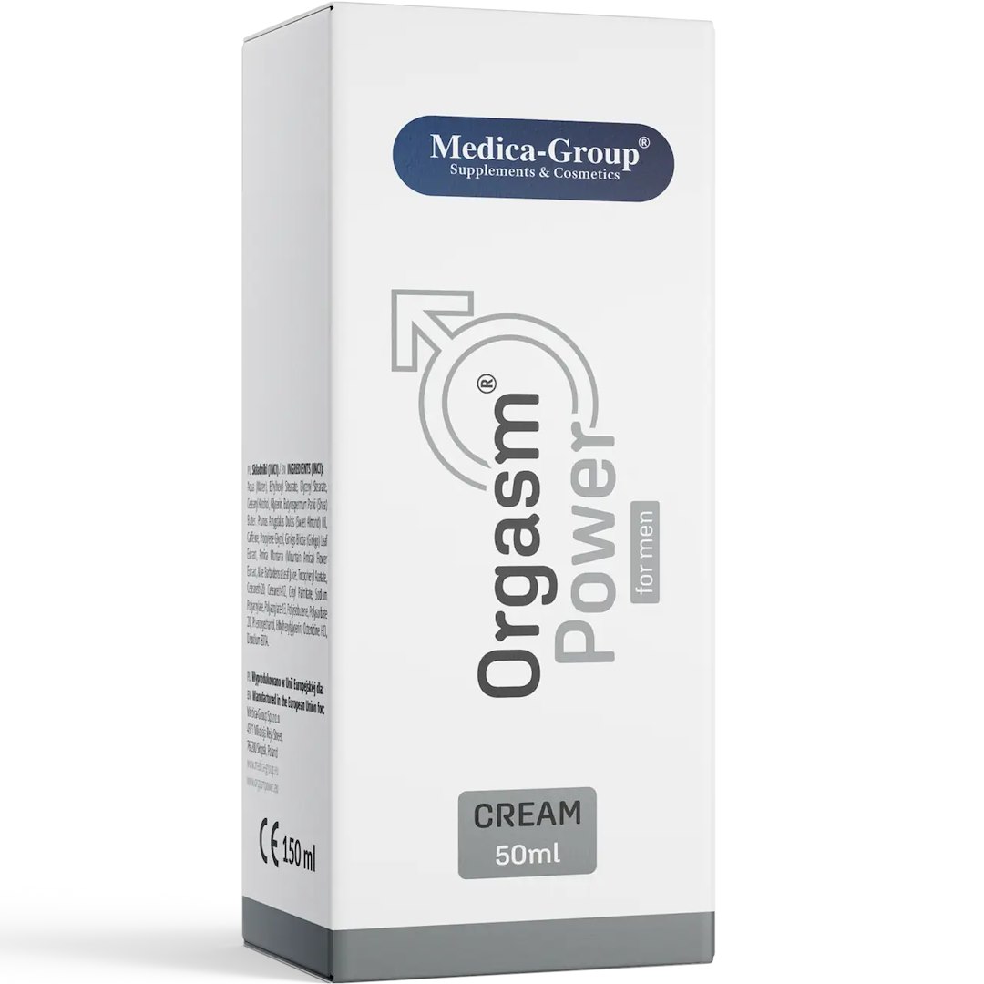 Medica - Krem intymny na mocn¹ i d³ug¹ erekcjê Orgasm Power for Men 50ml — zdjęcie 2