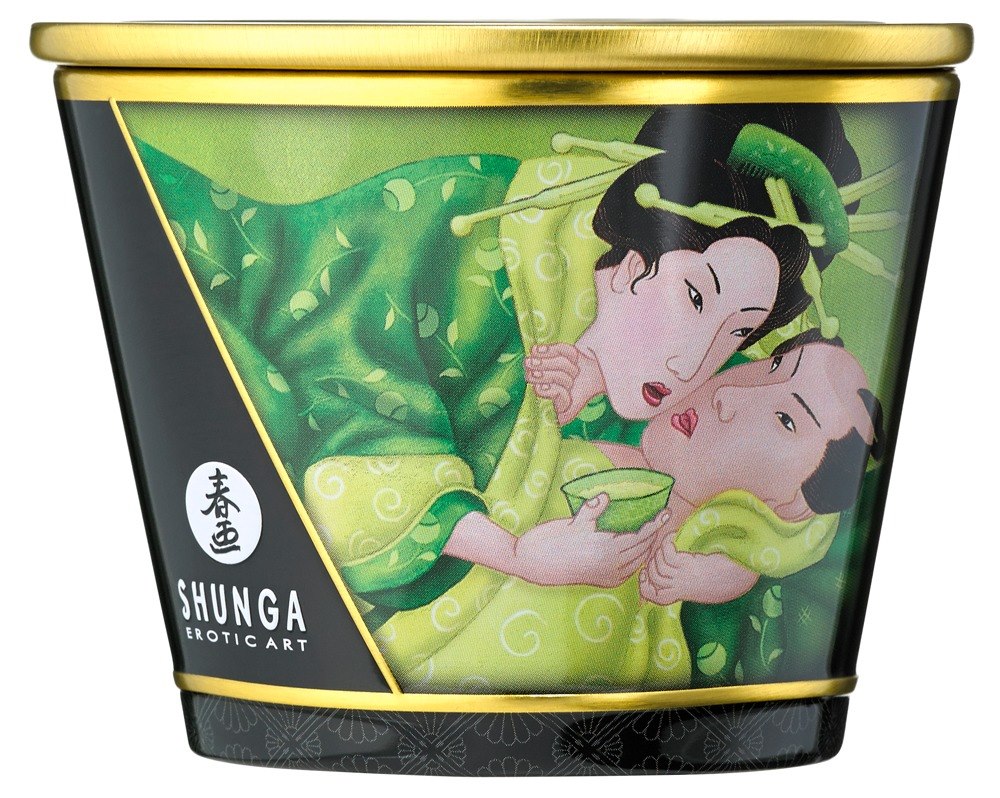wieca do masa¿u Zenitude Exotic Green Tea 170ml Shunga — zdjęcie 3