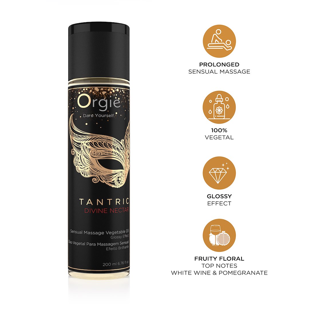 Olejek do masa¿u Tantric Divine Nectar 200ml Orgie — zdjęcie 4
