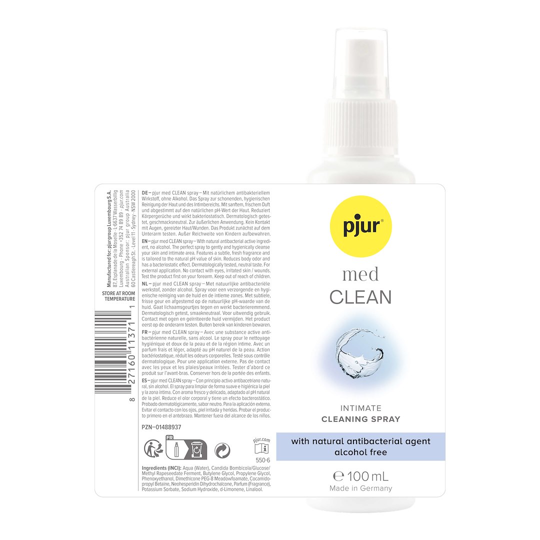 rodek czyszcz¹cy med CLEAN Spray 100 ml Pjur — zdjęcie 4