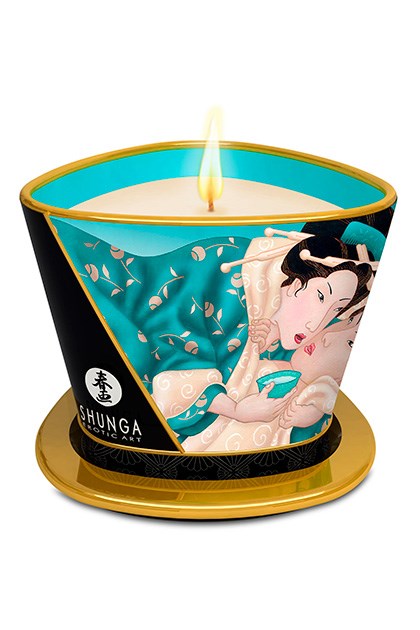 wieca do masa¿u Islands Blossoms 170ml Shunga — zdjęcie 4
