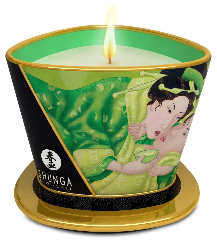 wieca do masa¿u Zenitude Exotic Green Tea 170ml Shunga