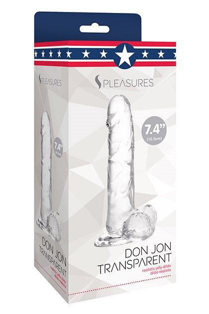 S Pleasures - Jelly Dildo Transparent L