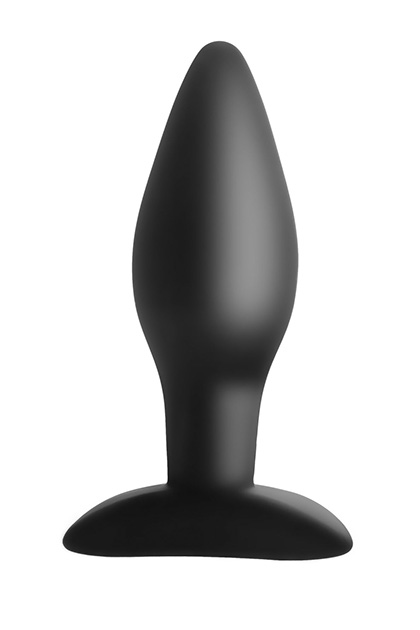 S Pleasures - Silicone Butt Plug Medium Black — zdjęcie 2