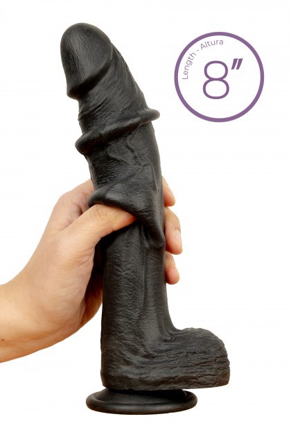 S Pleasures Realistic - DAVID 8" - Black