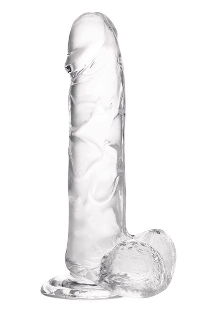 S Pleasures - Jelly Dildo Transparent L — zdjęcie 2