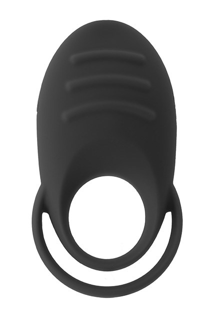 S Pleasures Premium Line - DUAL COCK RING - BLACK — zdjęcie 3