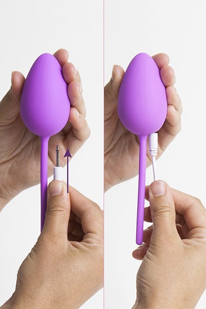 S Pleasures Velvet - EGG VIBRATOR ODETTE - Candy Violet — zdjęcie 4