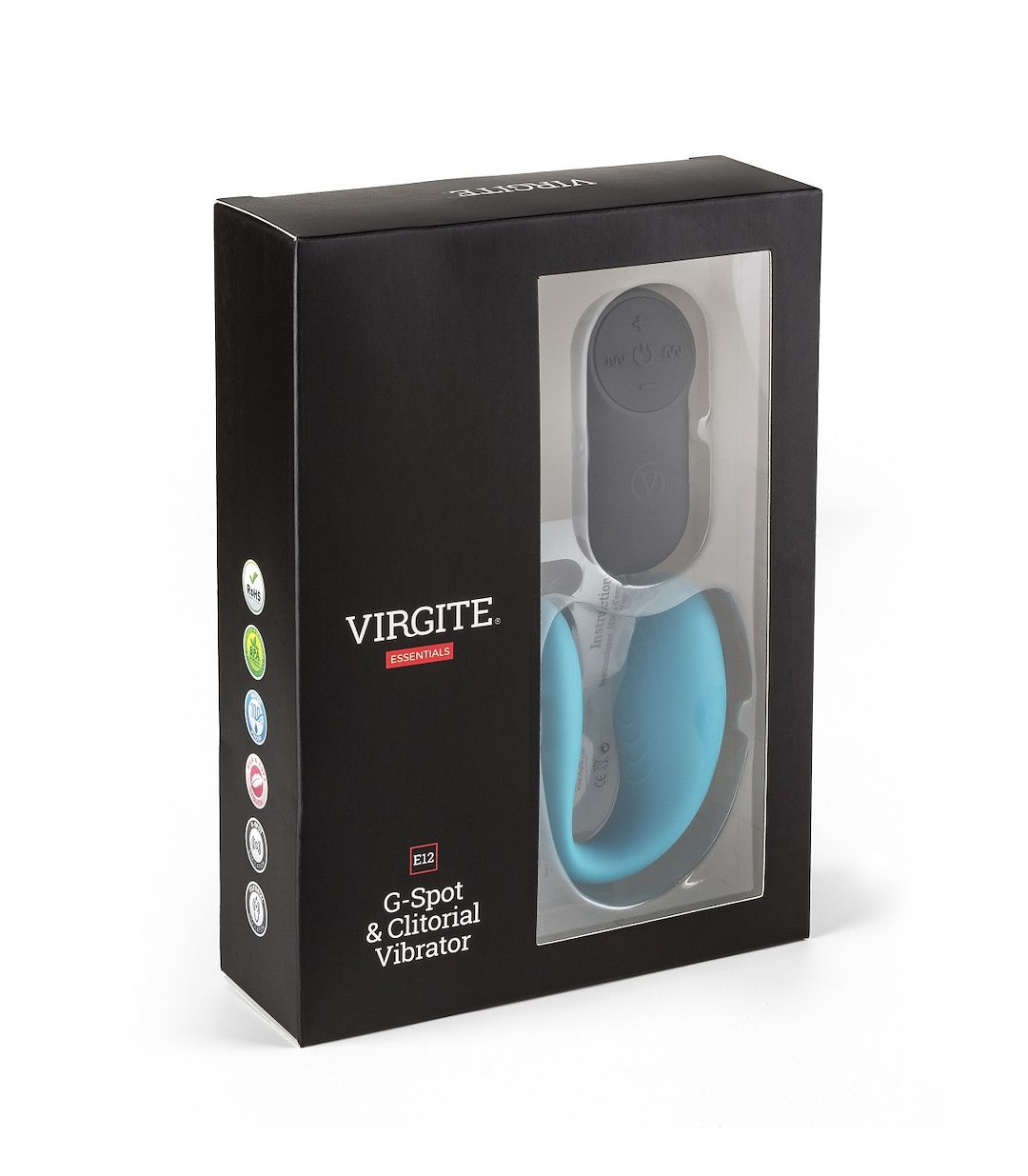 VIRGITE - ESSENTIALS - G-SPOT & CLITORIAL VIBRATOR E12 BLUE