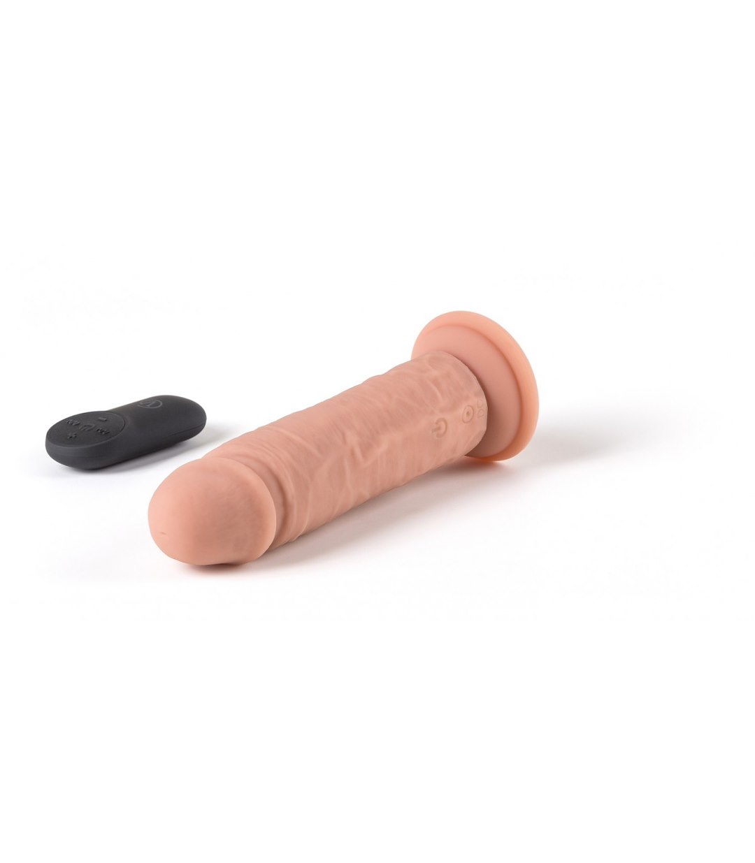 VIRGITE - REALISTICS - REALISTIC VIBRATOR "R11" FLESH 14.4CM W/ REMOTE CONTROL — zdjęcie 2
