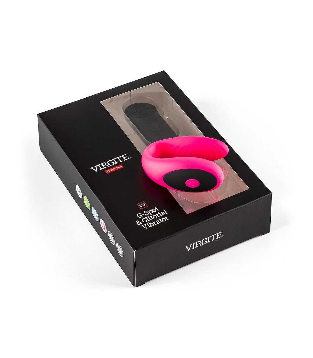 VIRGITE - ESSENTIALS - G-SPOT & CLITORIAL VIBRATOR E12 PINK — zdjęcie 2