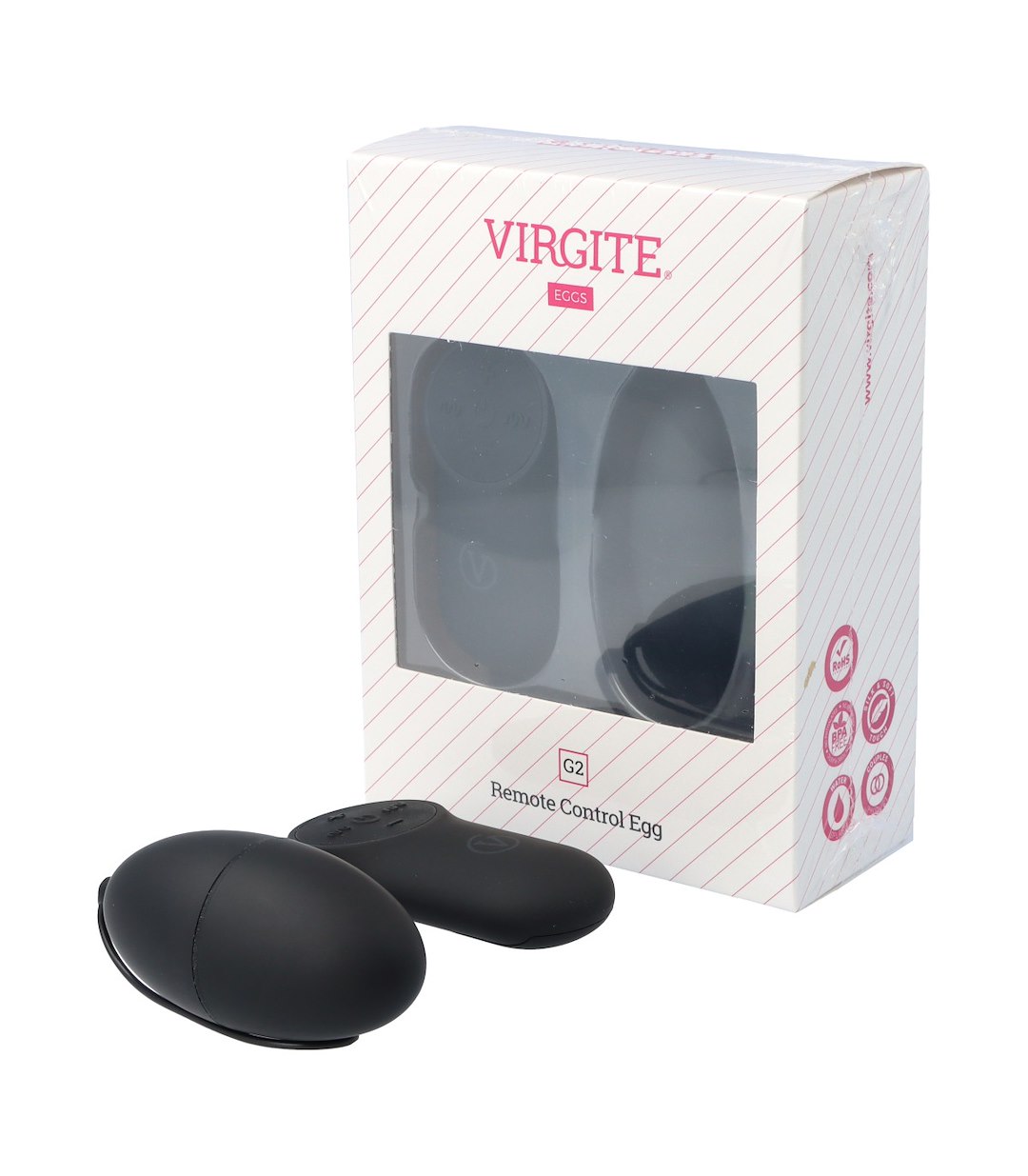 VIRGITE - EGGS - VIBRATING EGG G2 BLACK — zdjęcie 2