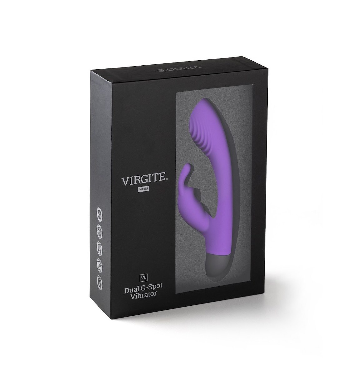 VIRGITE - VIBES - RECHARGEABLE VIBRATOR V6 PURPLE
