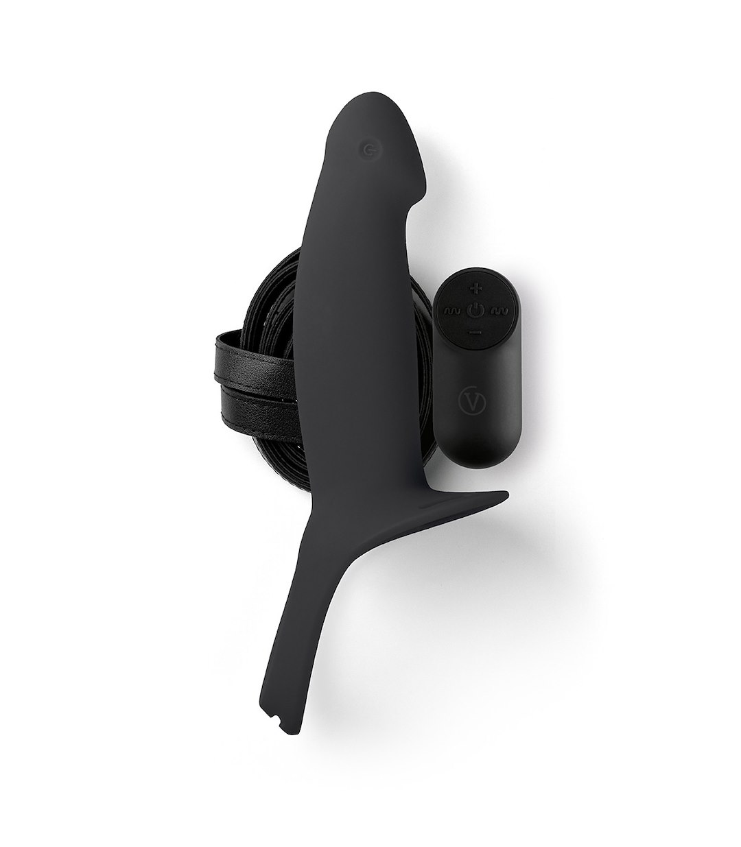 VIRGITE - HOLLOW STRAPS - HOLLOW HARNESS W/ VIBRATION H4 SIZE L BLACK — zdjęcie 2