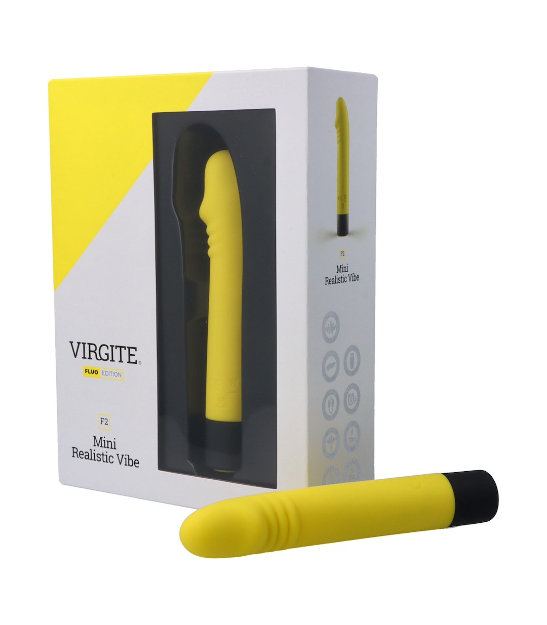 VIRGITE - FLUO - F2 FLUO SILICONE RECHARGEABLE VIBRATOR