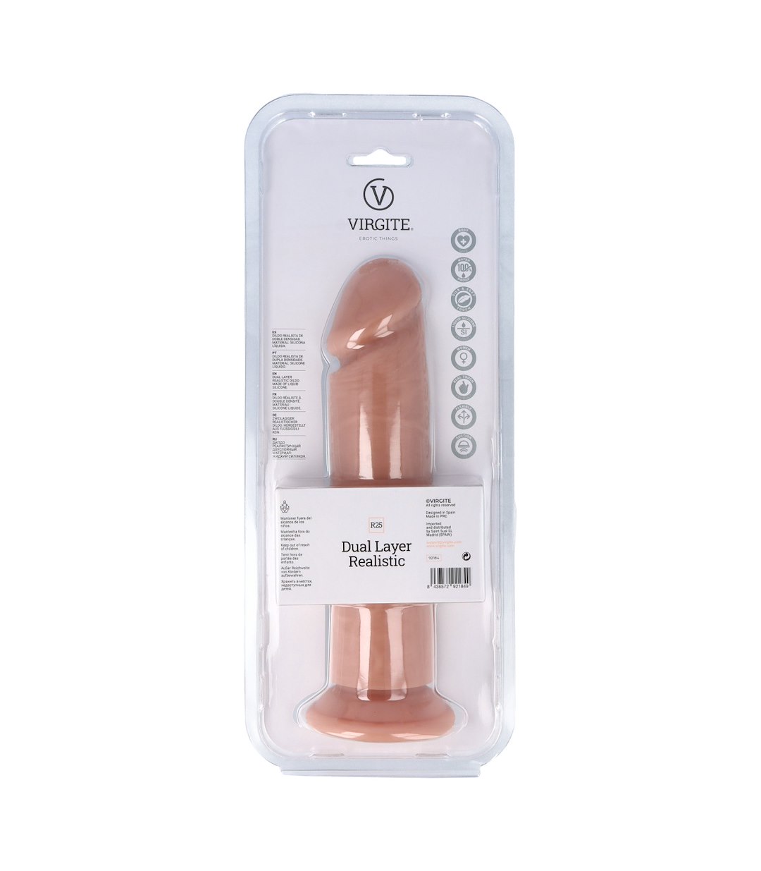 VIRGITE - REALISTICS - DUAL LAYER REALISTIC 23.5 CM R25 — zdjęcie 2