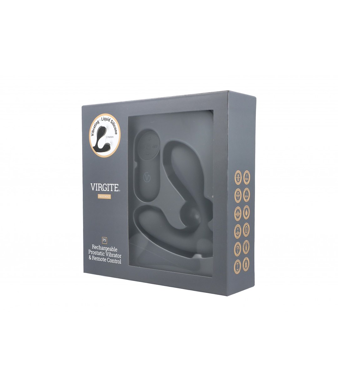 VIRGITE - PROSTATICS - PROSTATIC VIBRATOR P5 W/ REMOTE CONTROL — zdjęcie 2