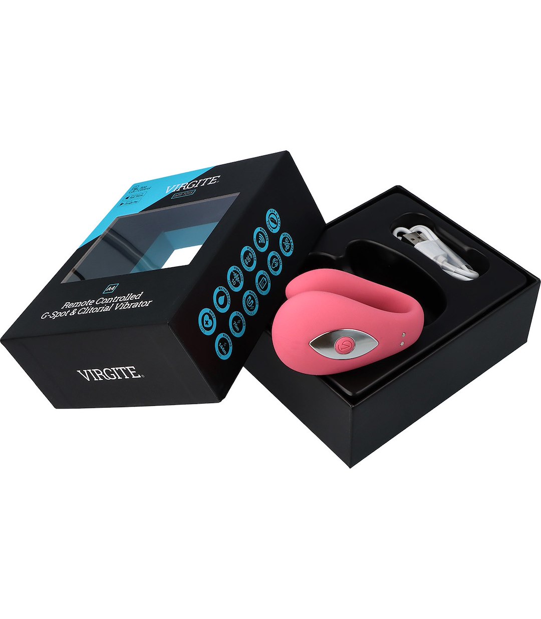 VIRGITE - HOLLOW STRAPS - A4 REMOTE CONTROLLED G-SPOT & CLITORIAL VIBRATOR — zdjęcie 4