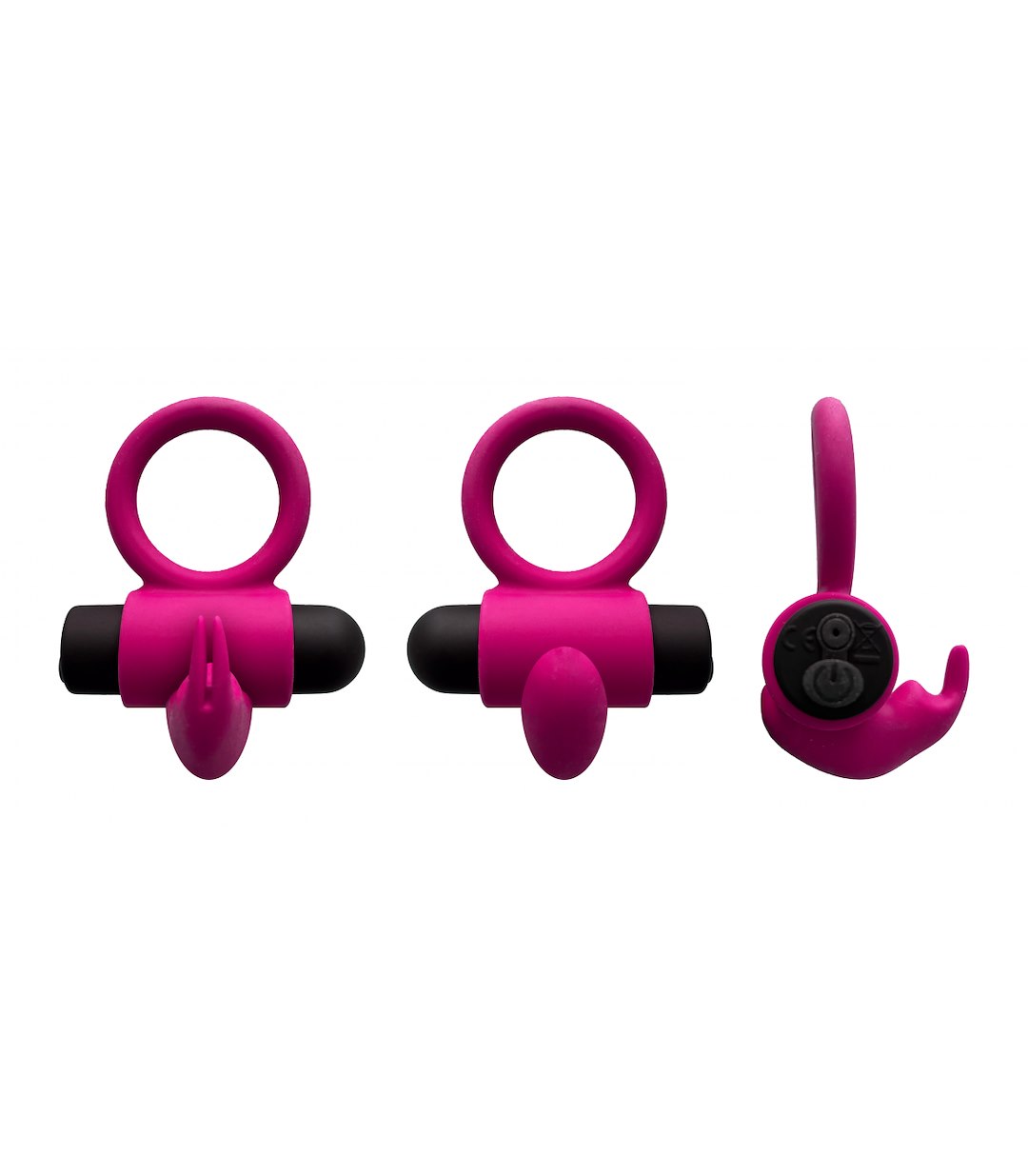 VIRGITE - ESSENTIALS - E9 PINK RECHARGEABLE VIBRATING RING — zdjęcie 2