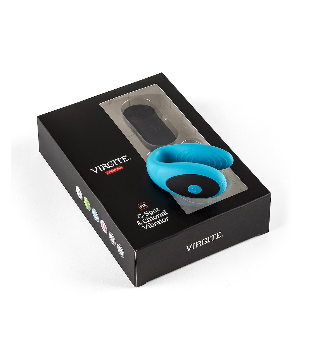 VIRGITE - ESSENTIALS - G-SPOT & CLITORIAL VIBRATOR E12 BLUE — zdjęcie 3