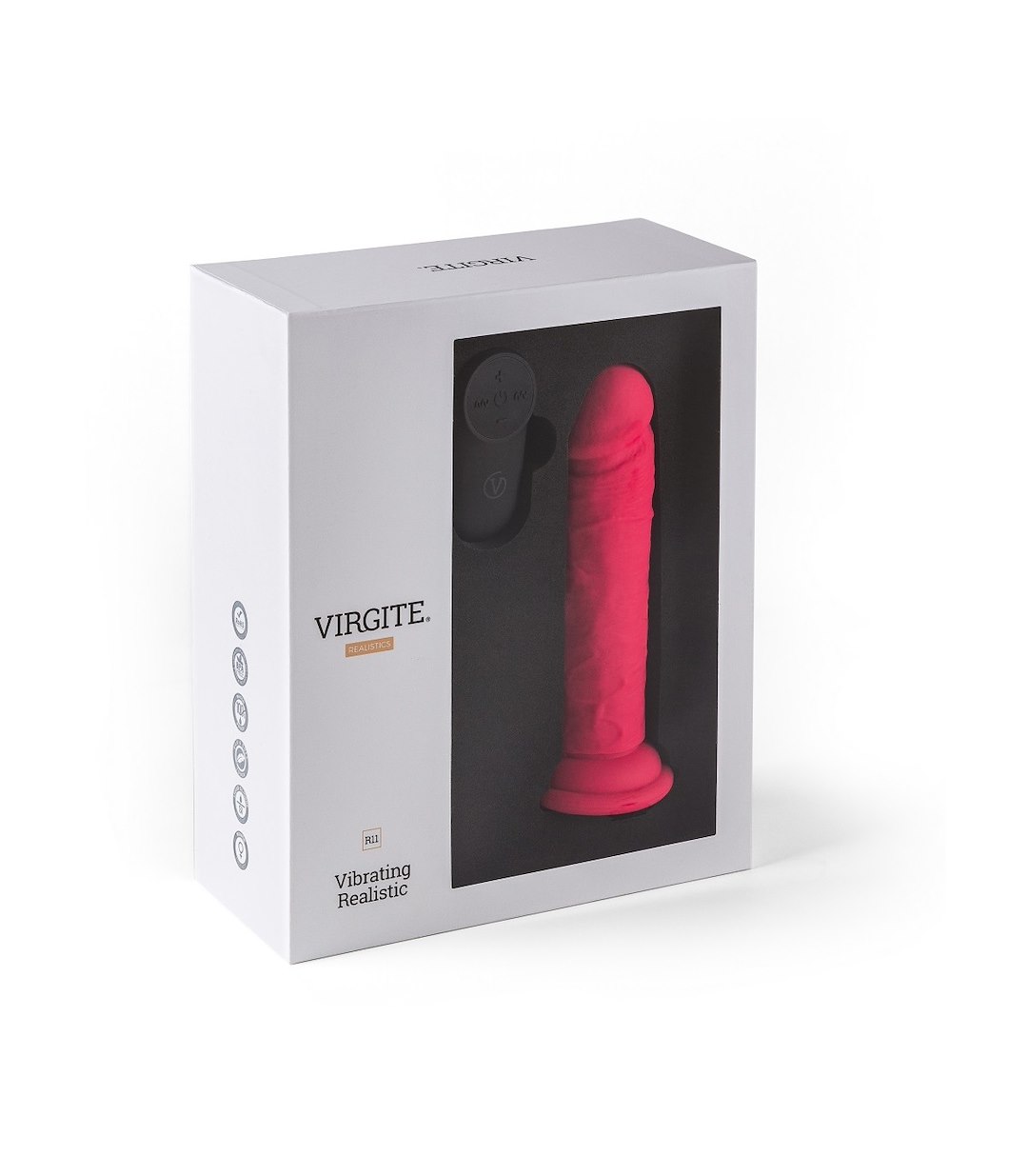 VIRGITE - REALISTICS - REALISTIC VIBRATOR "R11" PINK 14.4CM W/