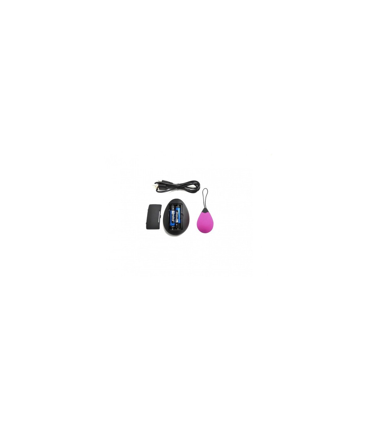 VIRGITE - EGGS - G1 RECHARGEABLE PINK EGG WITH REMOTE CONTROL — zdjęcie 3