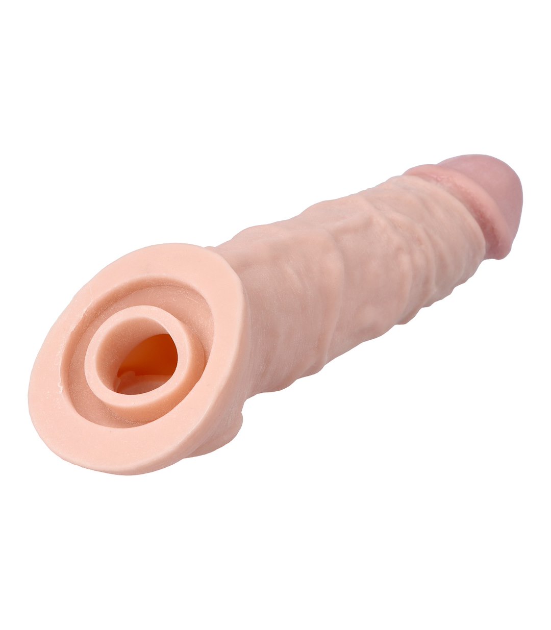 VIRGITE - SLEEVES - REALISTIC PENIS SHEATH S8 FLESH 19.8 CM — zdjęcie 3