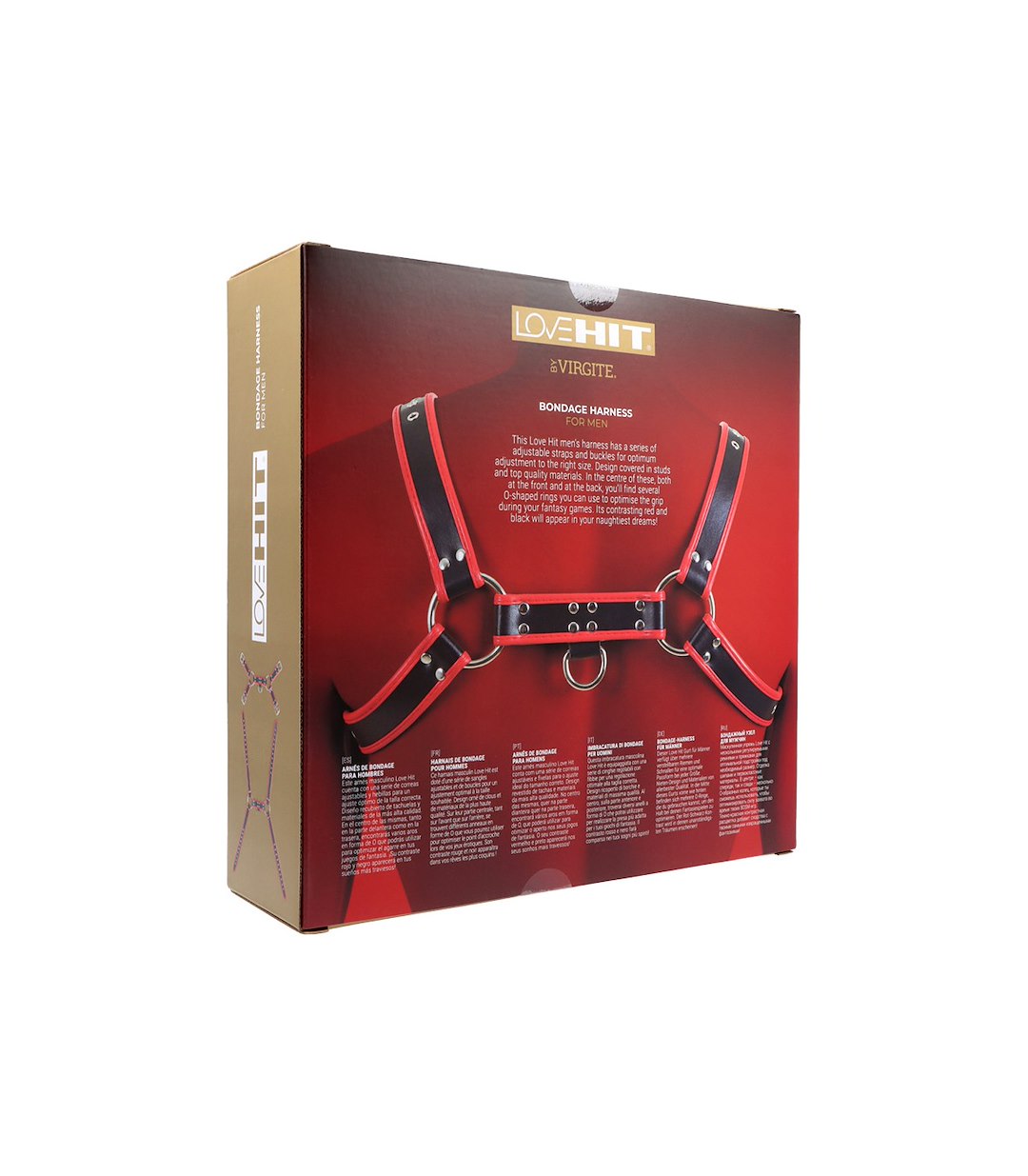 VIRGITE - LOVE HIT - MEN'S CHEST HARNESS MOD. 1 — zdjęcie 3
