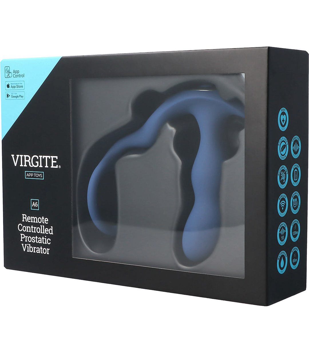 VIRGITE - HOLLOW STRAPS - A6 REMOTE CONTROLLED PROSTATIC VIBRATOR