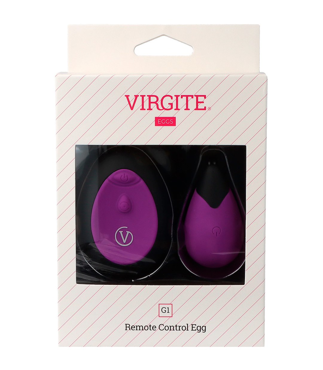 VIRGITE - EGGS - G1 RECHARGEABLE EGG WITH REMOTE CONTROLLER PURPLE — zdjęcie 4