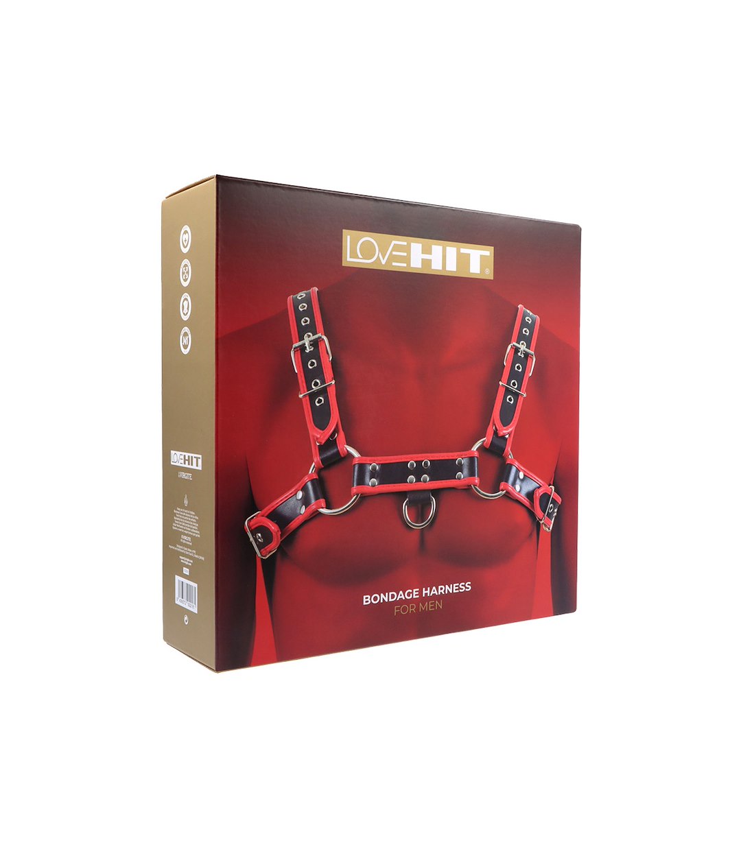 VIRGITE - LOVE HIT - MEN'S CHEST HARNESS MOD. 1 — zdjęcie 4