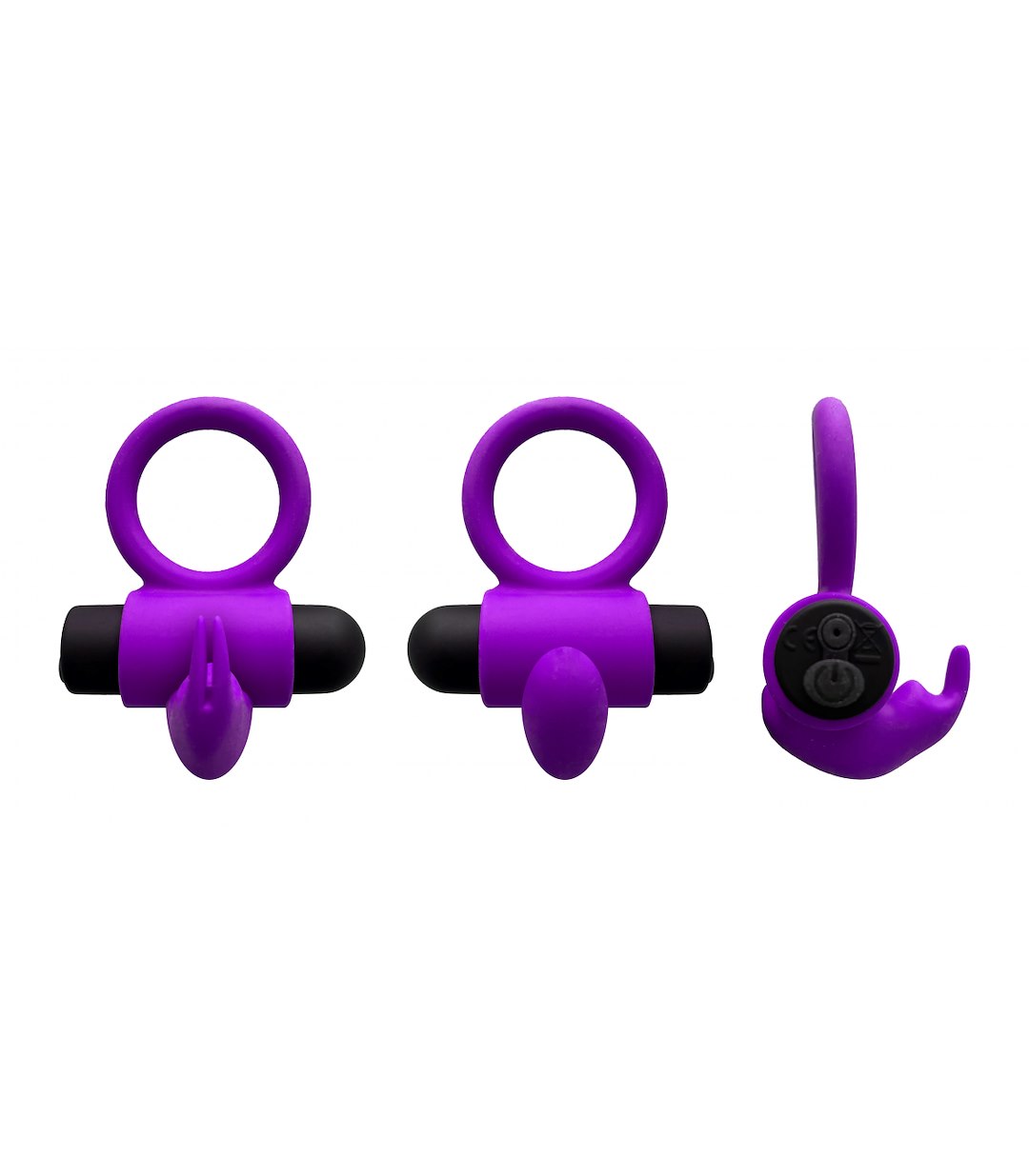 VIRGITE - ESSENTIALS - E9 PURPLE RECHARGEABLE VIBRATING RING — zdjęcie 4
