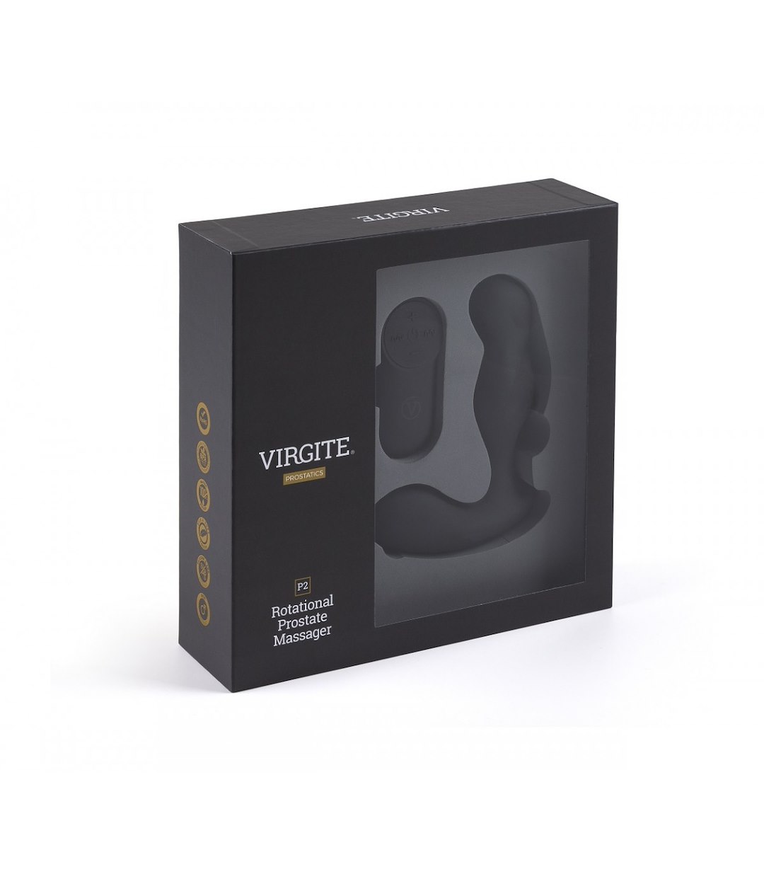 VIRGITE - PROSTATICS - P2 PROSTATE VIBRATOR W/ REMOTE CONTROL