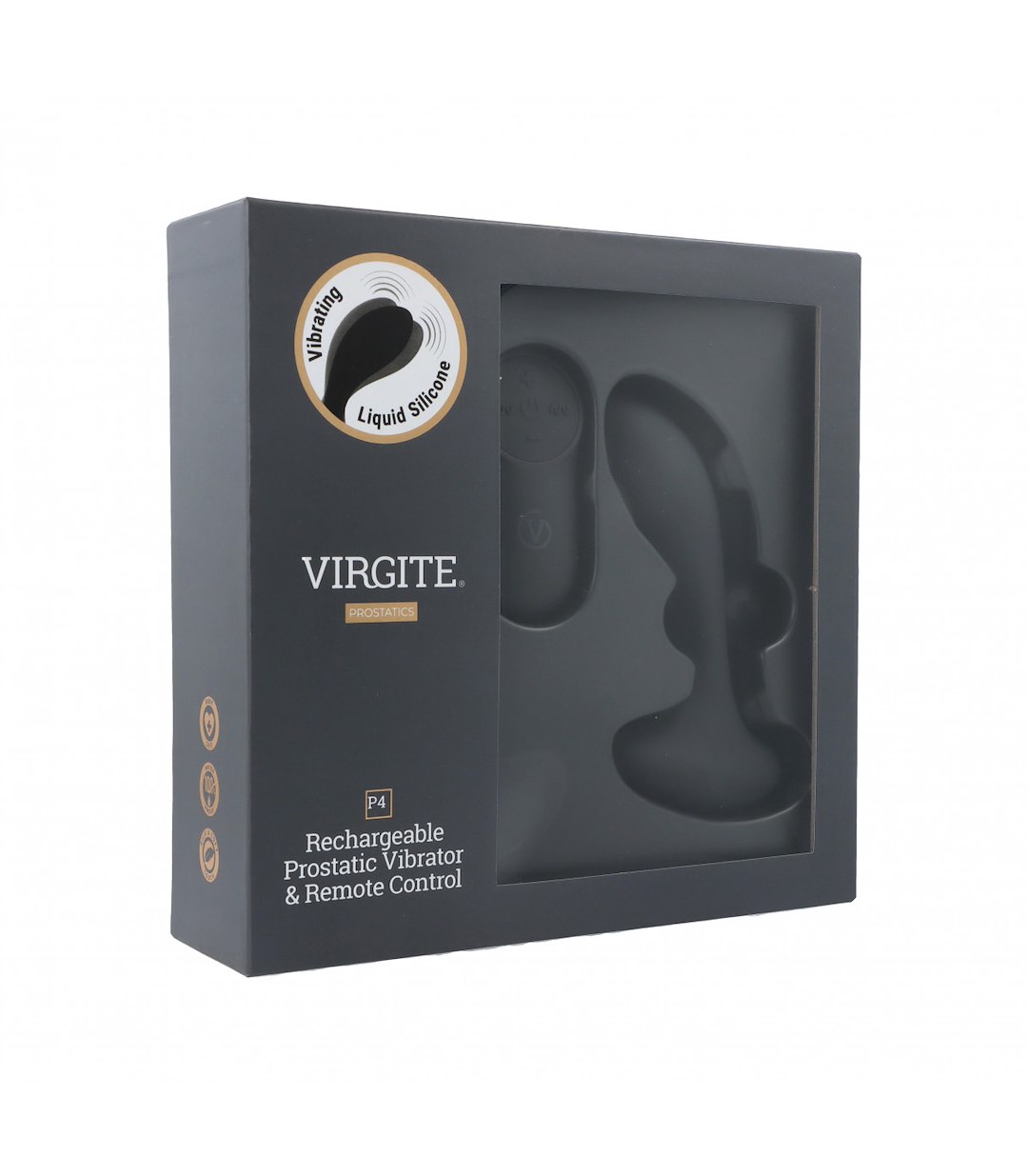 VIRGITE - PROSTATICS - PROSTATIC VIBRATOR P4 W/ REMOTE CONTROL