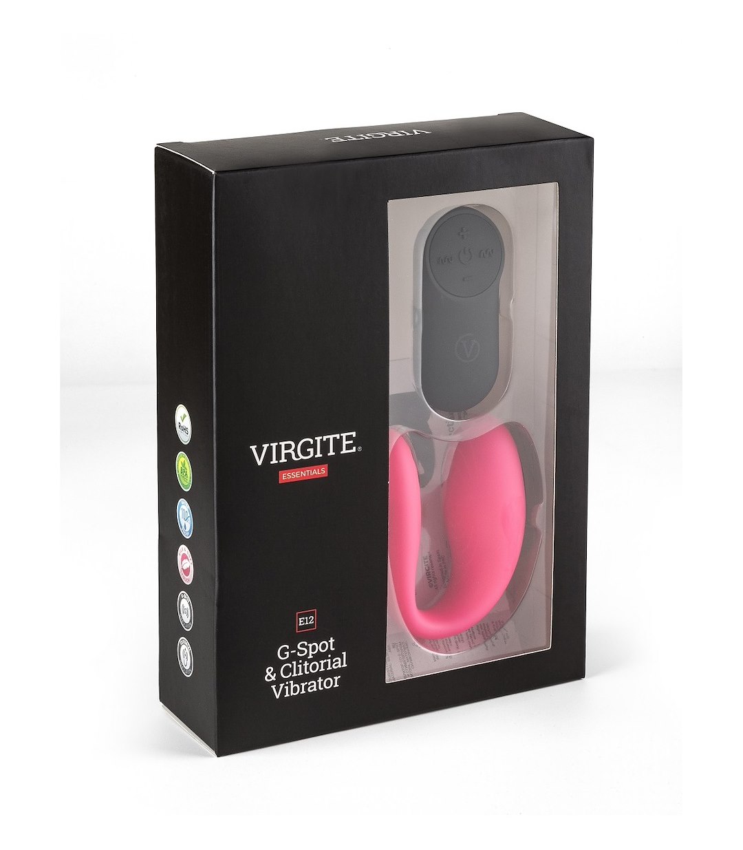 VIRGITE - ESSENTIALS - G-SPOT & CLITORIAL VIBRATOR E12 PINK