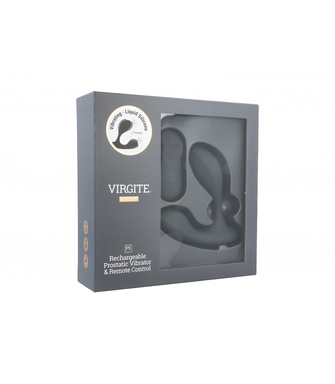 VIRGITE - PROSTATICS - PROSTATIC VIBRATOR P5 W/ REMOTE CONTROL