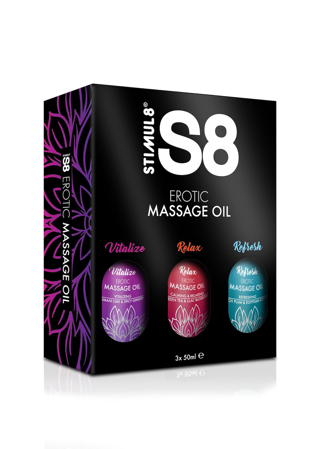 Stimul8 S8 - S8 Massage Oil Box 3x 50 ml