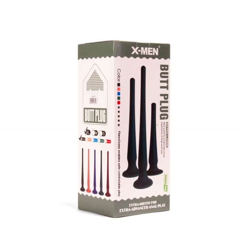 Korek analny z przyssawk¹ Pinokio 49cm X-Men — zdjęcie 3