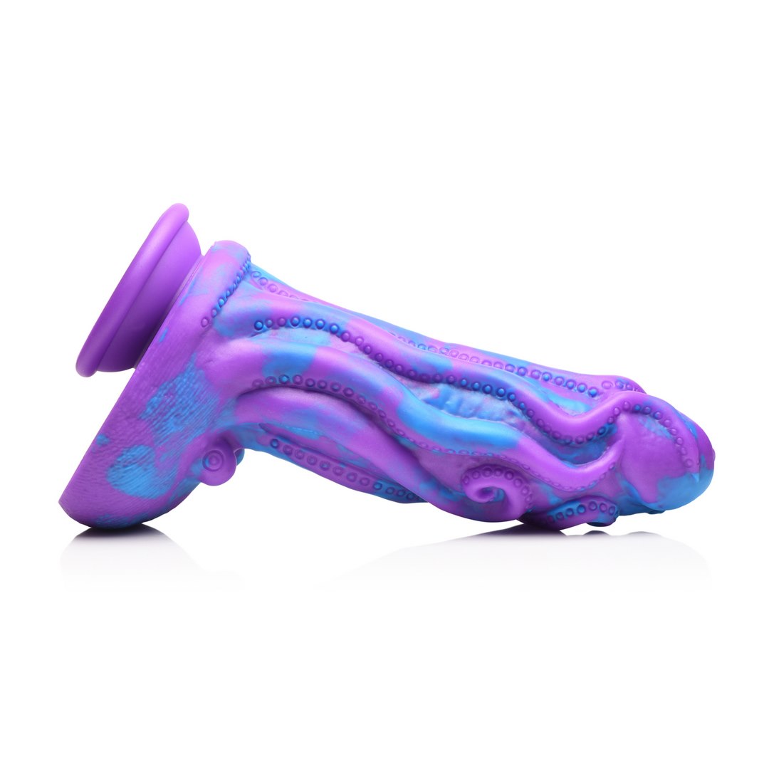 XR Brands - Octophallus - Silicone Dildo - Purple/Blue — zdjęcie 4