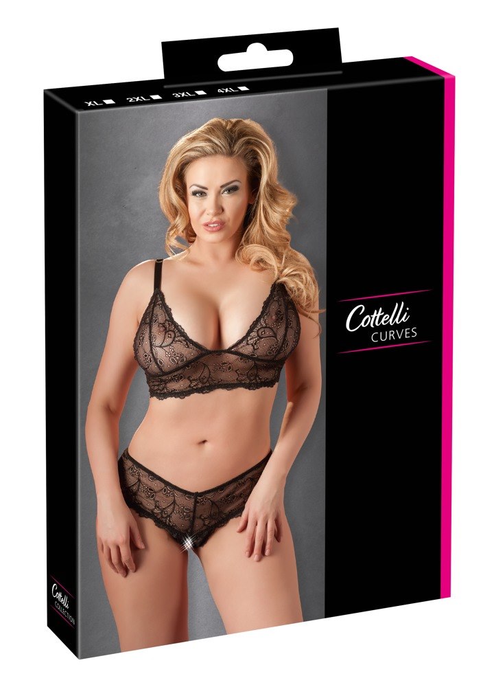 Cottelli Curves - Komplet bielizny XXL