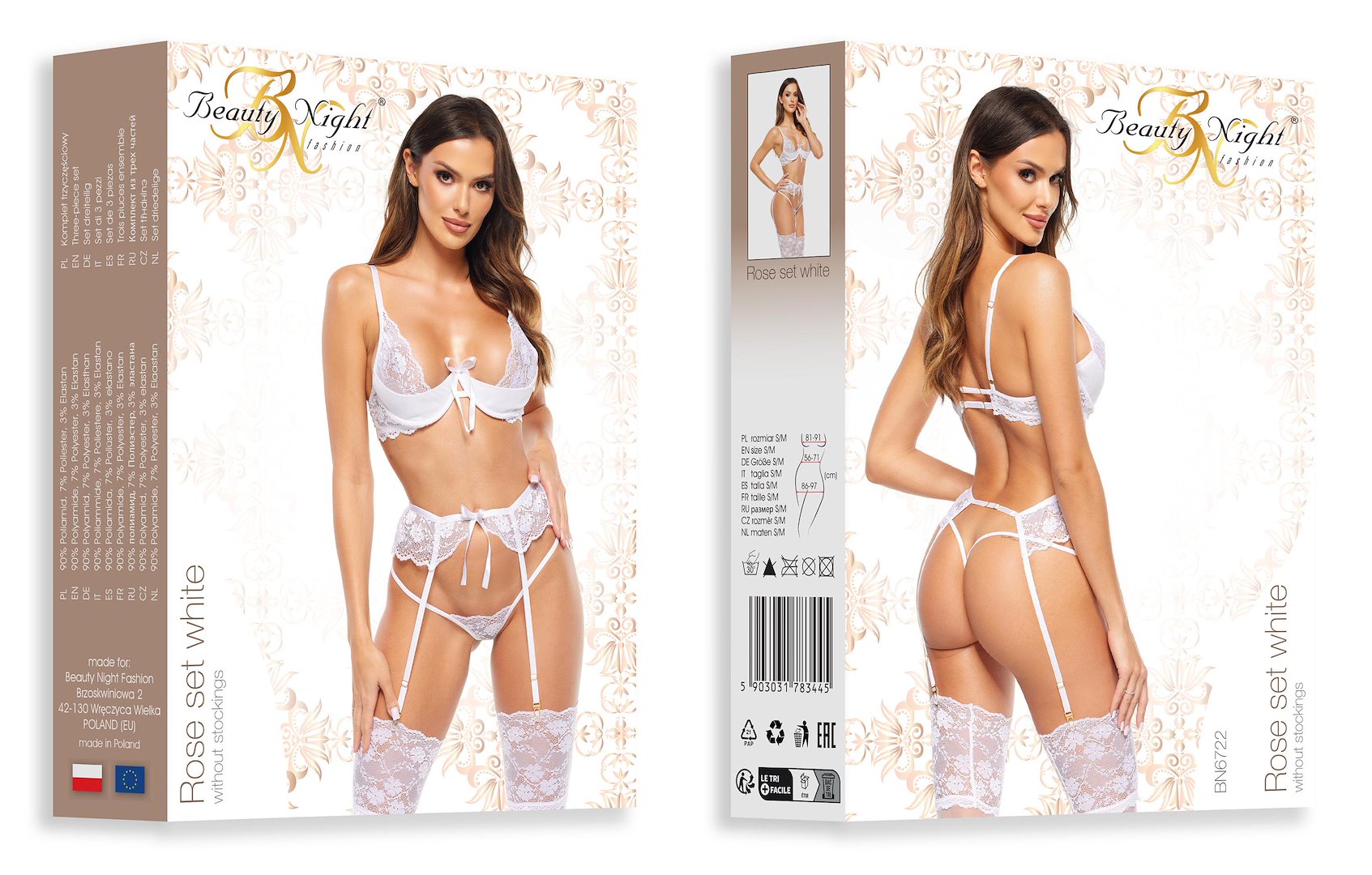 Beauty Night - Rose set white — zdjęcie 2