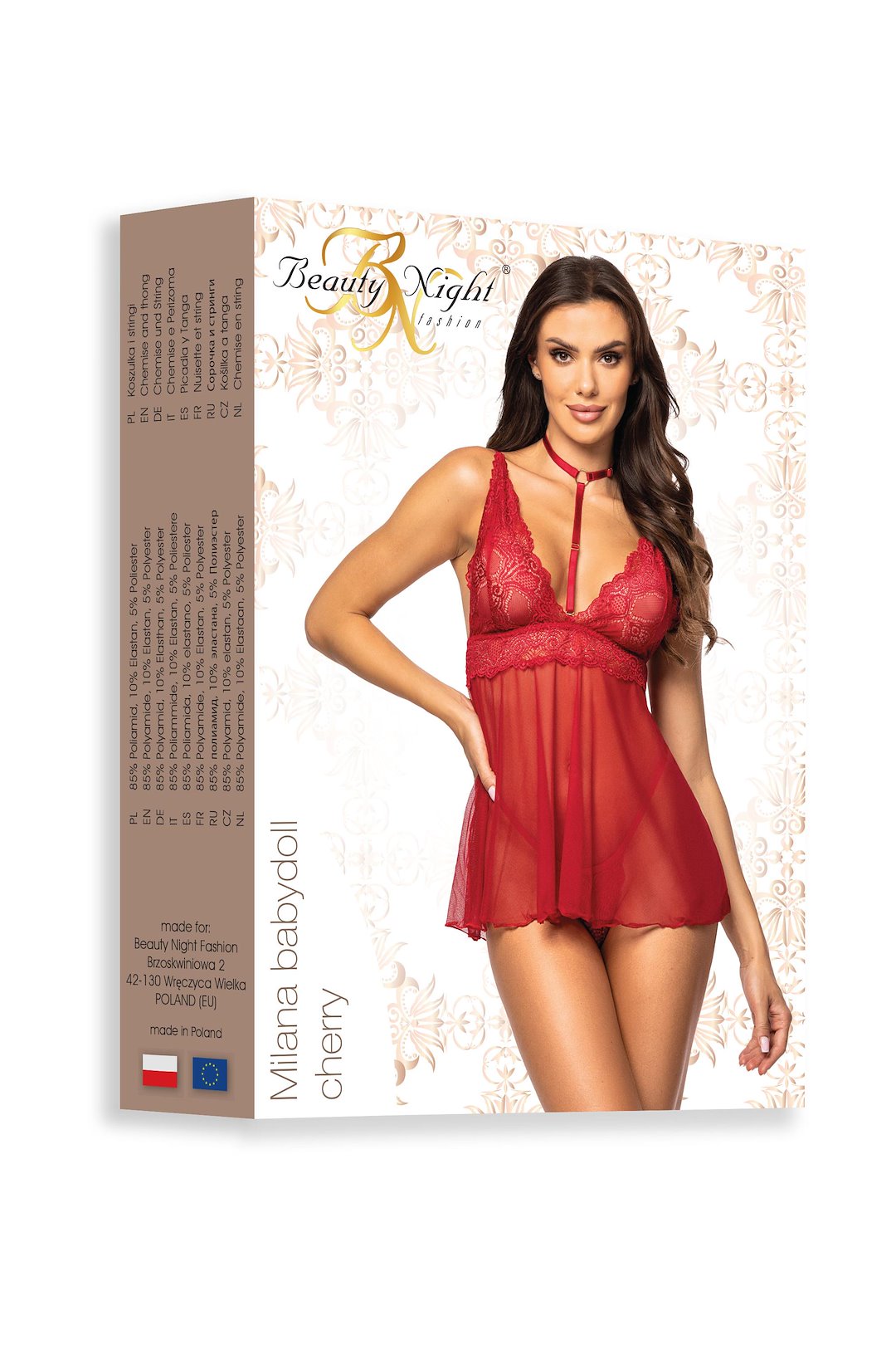 Beauty Night - Milana babydoll cherry — zdjęcie 2