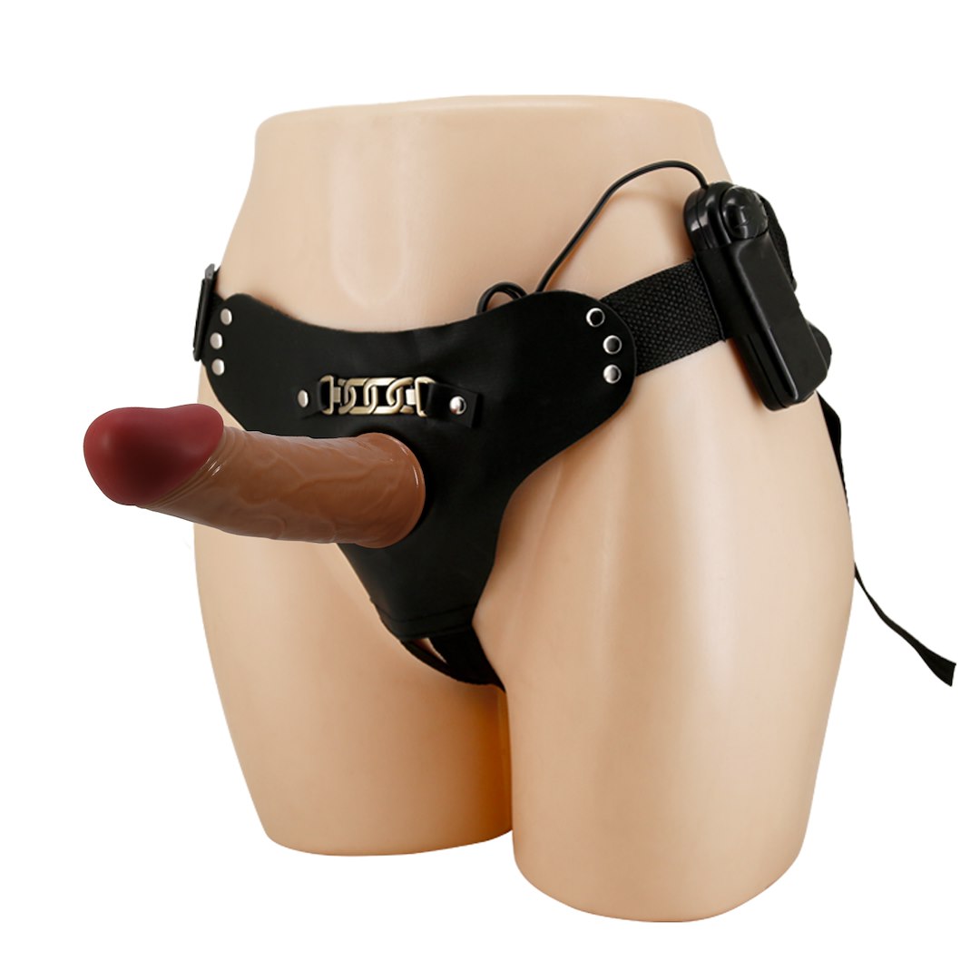 Party Up - Nelson proteza penisa strap on z wibracjami — zdjęcie 4