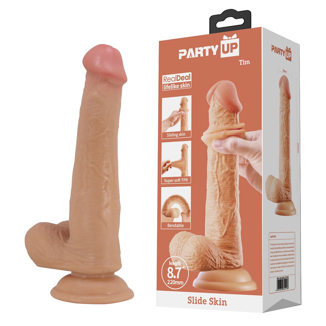 Party Up - Tim  realistyczne dildo z przyssawk¹