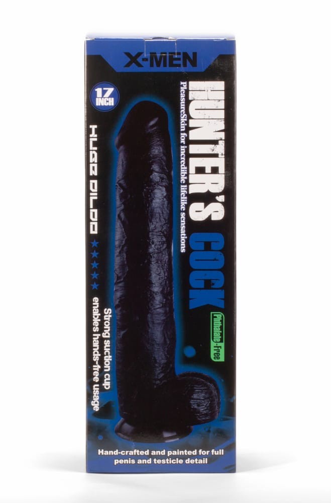 Dildo Hunter's Cock z przyssawk¹ 40cm X-MEN