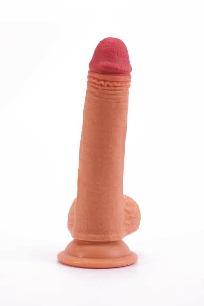 Dildo silikonowe z przyssawk¹ Dual Layered Liquid 18 cm Lovetoy — zdjęcie 4
