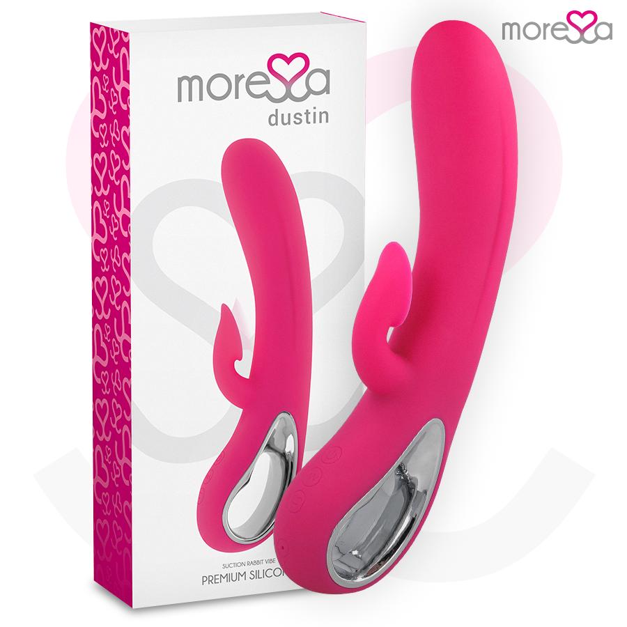 MORESSA - DUSTIN CLITORAL SUCTION AND POWERFUL VIBRATION PREMIUM SILICONE RECHARGEABLE — zdjęcie 2